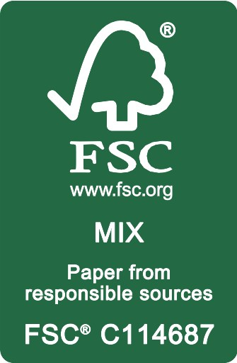 ASK FOR OUR FSC® CERTIFIED PRODUCTS 